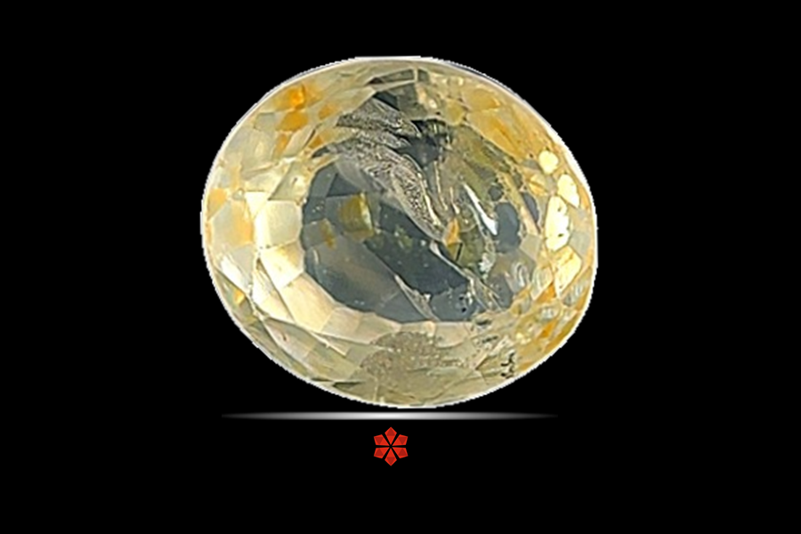 Yellow Sapphire (Pushparag) 7x6 MM 1.48 carats
