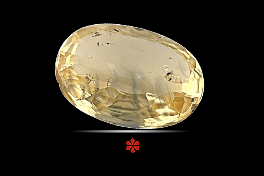 Yellow Sapphire (Pushparag) 11x8 MM 2.9 carats