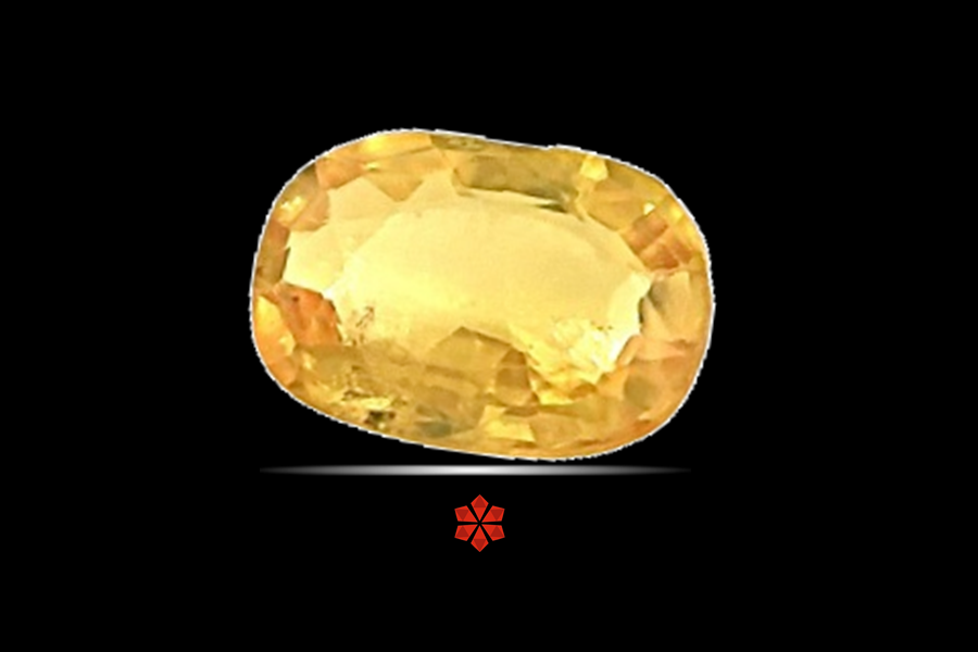 Yellow Sapphire (Pushparag) 7x5 MM 0.92 carats