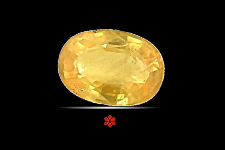 Yellow Sapphire (Pushparag) 7x5 MM 1.15 carats