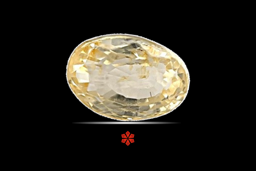 Yellow Sapphire (Pushparag) 7x5 MM 1.55 carats