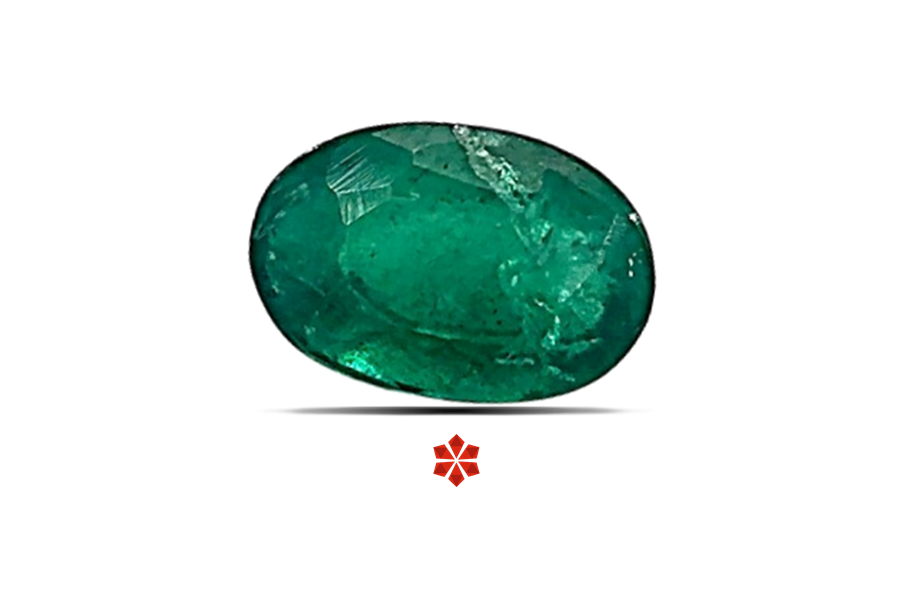 Emerald (Maragadham) 6x4 MM 0.55 carats