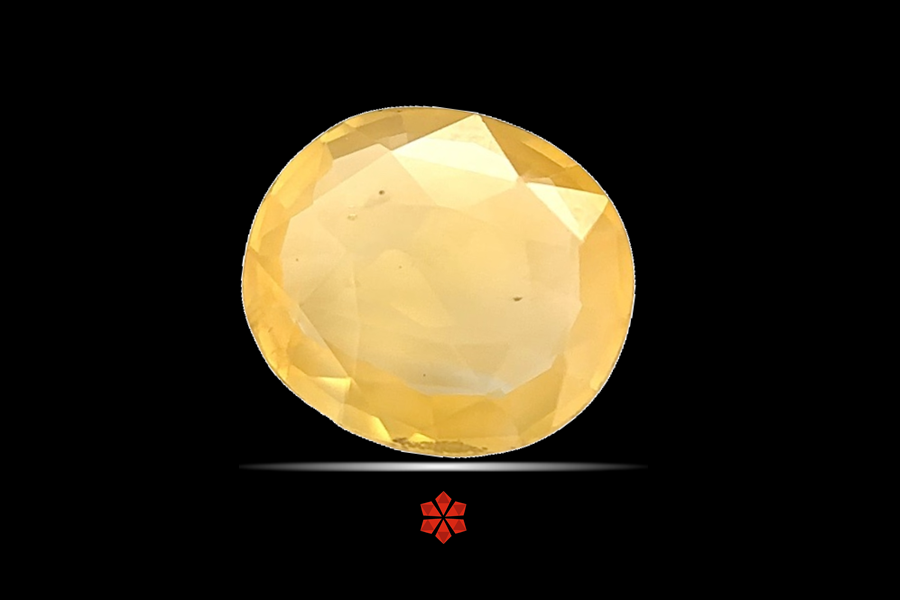 Yellow Sapphire (Pushparag) 10x9 MM 3.11 carats