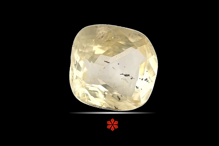 Yellow Sapphire (Pushparag) 9x8 MM 3.06 carats