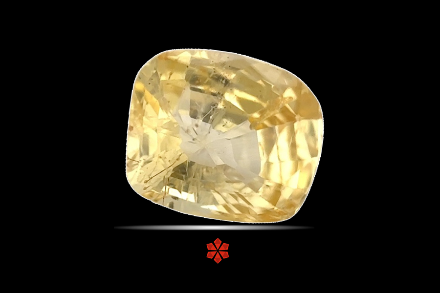 Yellow Sapphire (Pushparag) 8x7 MM 2.5 carats