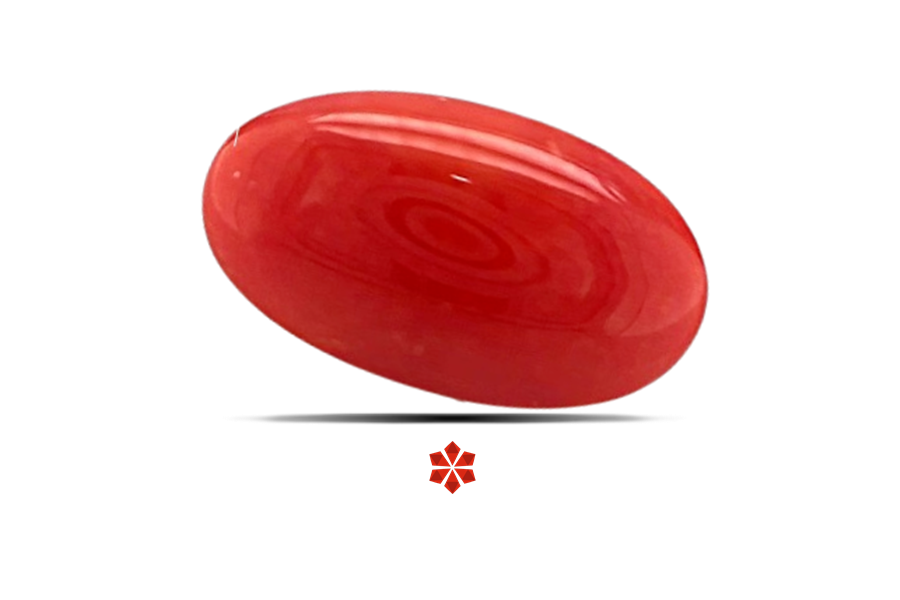 Red Coral 11x7 MM 1.94 carats