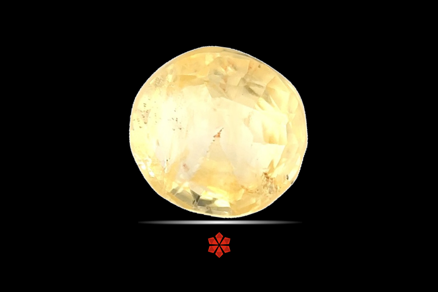 Yellow Sapphire (Pushparag) 8x8 MM 3 carats