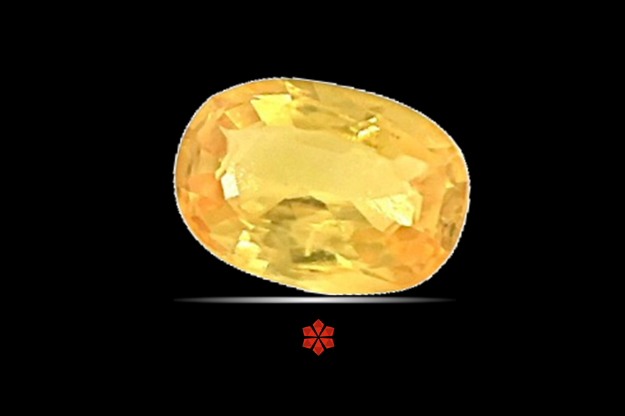 Yellow Sapphire (Pushparag) 7x5 MM 1.02 carats