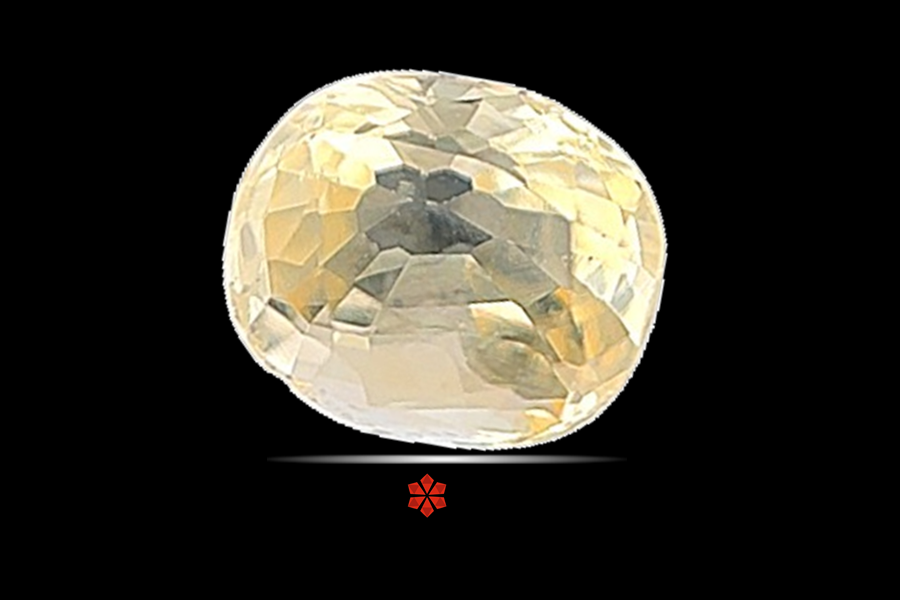 Yellow Sapphire (Pushparag) 6x5 MM 1.21 carats
