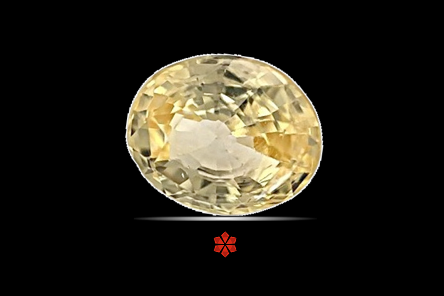 Yellow Sapphire (Pushparag) 8x6 MM 1.74 carats