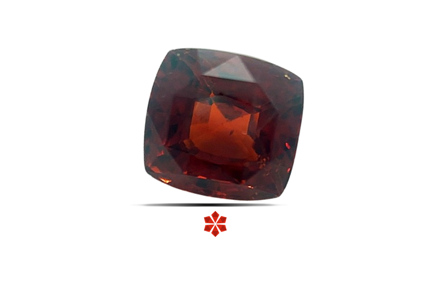 Hessonite (Gomed) 9x9 MM 5.75 carats