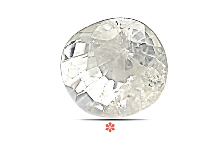White Sapphire 7x7 MM 1.99 carats