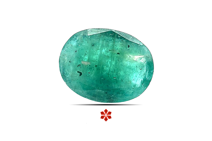 Emerald (Maragadham) 12x9 MM 3.32 carats